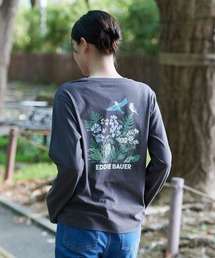 Eddie Bauer | グラフィック 長袖 Tシャツ(Tシャツ/カットソー)