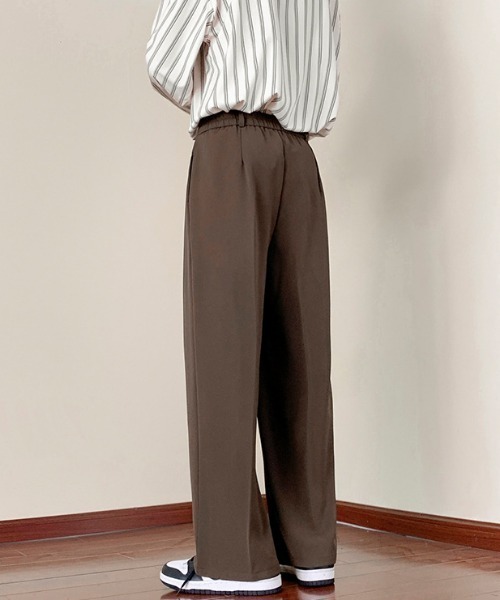 MGV（エムジーヴィー）の「２タックワイドスラックス（スラックス・メンズ・ブラウン/ブラック・MEDIUM/LARGE/X-LARGE）」の7枚目の写真