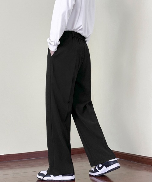 MGV（エムジーヴィー）の「２タックワイドスラックス（スラックス・メンズ・ブラウン/ブラック・MEDIUM/LARGE/X-LARGE）」の5枚目の写真