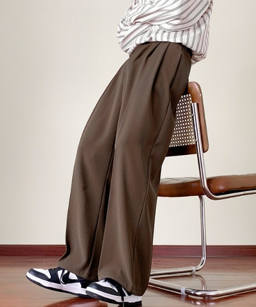 MGV(エムジーヴィー)の「2タックワイドスラックス(スラックス・メンズ・ブラウン/ブラック・MEDIUM/LARGE/X-LARGE)」の7枚目の写真