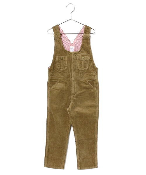 B:MING by BEAMS(ビーミングバイビームス)の「ビーミング by ビームス / コーデュロイサロペット(サロペット/オーバーオール・キッズ・ベージュ/ネイビー・100/110/130/120/150/140)」の1枚目の写真