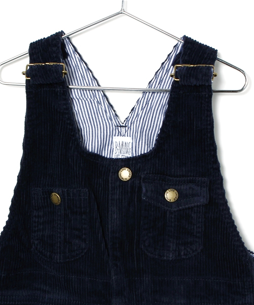 B:MING by BEAMS(ビーミングバイビームス)の「ビーミング by ビームス / コーデュロイサロペット(サロペット/オーバーオール・キッズ・ベージュ/ネイビー・100/110/130/120/150/140)」の4枚目の写真