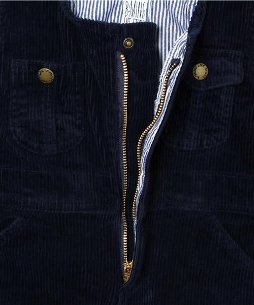 B:MING by BEAMS(ビーミングバイビームス)の「ビーミング by ビームス / コーデュロイサロペット(サロペット/オーバーオール・キッズ・ベージュ/ネイビー・100/110/130/120/150/140)」の5枚目の写真