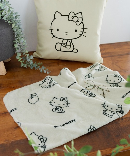 LEPSIM（レプシィム）の「【サンリオキャラクターズ】ブランケット　133204（ブランケット・レディース・アイボリー/チャコールグレー/ライトグレー/ベージュ・ONE SIZE）」の2枚目の写真