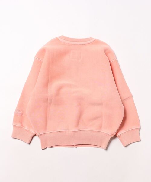 Smoothy（スムージー）の「Smoothy Pigment SW / スムージー ピグメントスウェット（スウェット・キッズ・ピンク/アイボリー/チャコールグレー・SMALL/MEDIUM/X-LARGE/LARGE）」の4枚目の写真