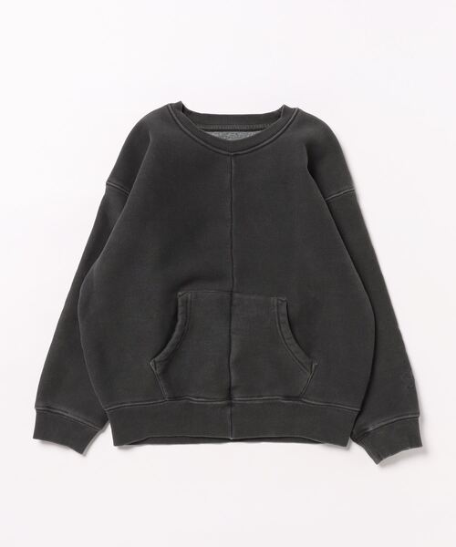 Smoothy（スムージー）の「Smoothy Pigment SW / スムージー ピグメントスウェット（スウェット・キッズ・ピンク/アイボリー/チャコールグレー・SMALL/MEDIUM/X-LARGE/LARGE）」の11枚目の写真