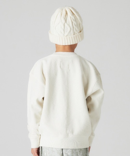 Smoothy（スムージー）の「Smoothy Pigment SW / スムージー ピグメントスウェット（スウェット・キッズ・ピンク/アイボリー/チャコールグレー・SMALL/MEDIUM/X-LARGE/LARGE）」の14枚目の写真