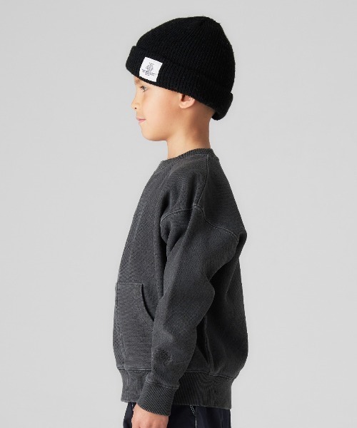 Smoothy（スムージー）の「Smoothy Pigment SW / スムージー ピグメントスウェット（スウェット・キッズ・ピンク/アイボリー/チャコールグレー・SMALL/MEDIUM/X-LARGE/LARGE）」の9枚目の写真