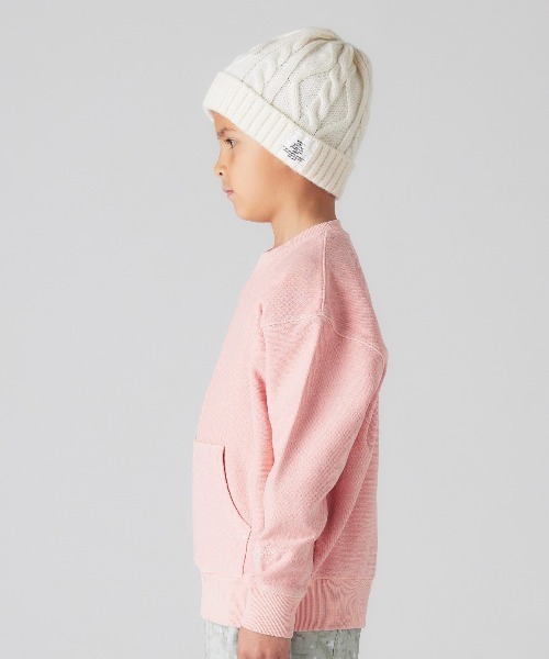 Smoothy（スムージー）の「Smoothy Pigment SW / スムージー ピグメントスウェット（スウェット・キッズ・ピンク/アイボリー/チャコールグレー・SMALL/MEDIUM/X-LARGE/LARGE）」の7枚目の写真