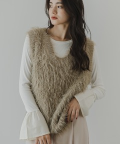 Backopen Feather Camisole（キャミソール）｜anuke（アンヌーク