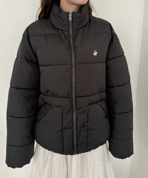 BEVERLY HILLS POLO CLUB(ビバリーヒルズポロクラブ)の「【BEVERLY HILLS POLO CLUB】エステルファイバー 中綿 ジャケット(ダウンジャケット/コート・レディース・ブラウン/ブラック/グレー・M/L)」の15枚目の写真
