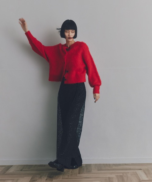 N.（N. Natural Beauty Basic）（エヌエヌナチュラルビューティーベーシック）の「◆スリットフレアパンツ（その他パンツ・レディース・ブラック/モカ・SMALL/MEDIUM）」の16枚目の写真