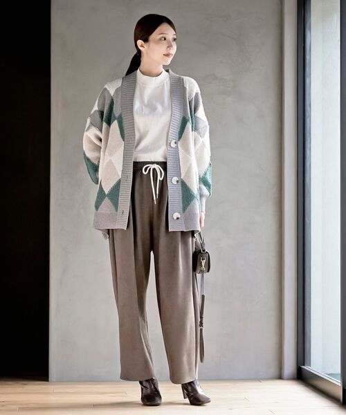 rps（アールピーエス）の「ボリューム袖ハイネックカットプルオーバー（Tシャツ/カットソー・レディース・アイボリー/ブラック/その他/オフホワイト・フリー）」の14枚目の写真