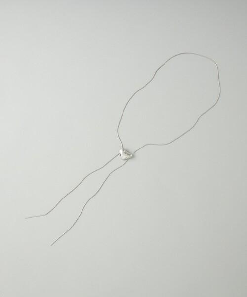 CITEN（シテン）の「＜CITEN＞モチーフループタイネックレス（ネックレス・レディース・シルバー/ゴールド・FREE）」の2枚目の写真