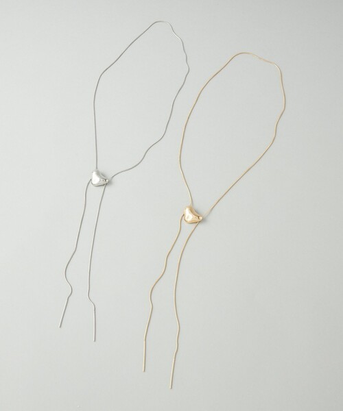 CITEN（シテン）の「＜CITEN＞モチーフループタイネックレス（ネックレス・レディース・シルバー/ゴールド・FREE）」の12枚目の写真