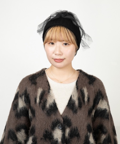 CA4LA　WEDNESDAYコラボTULLE KNITチュールニット帽 CA4LA（カシラ）の「WEDNESDAY x CA4LA TULLE KNIT（ニット