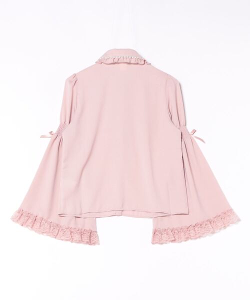 Secret Honey(シークレットハニー)の「パール襟フレア袖ブラウス(シャツ/ブラウス・レディース・オフホワイト/ピンク/ブラック/ワインレッド・MEDIUM)」の18枚目の写真