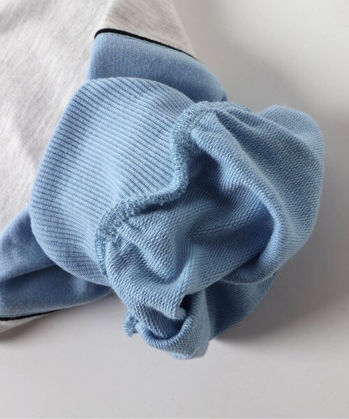 algy(アルジー)の「ブロッキングトレーナーワンピ(ワンピース・キッズ・ブラウン/サックスブルー/ブルー・X-SMALL/XX-SMALL/XXX-SMALL/SMALL/MEDIUM)」の11枚目の写真