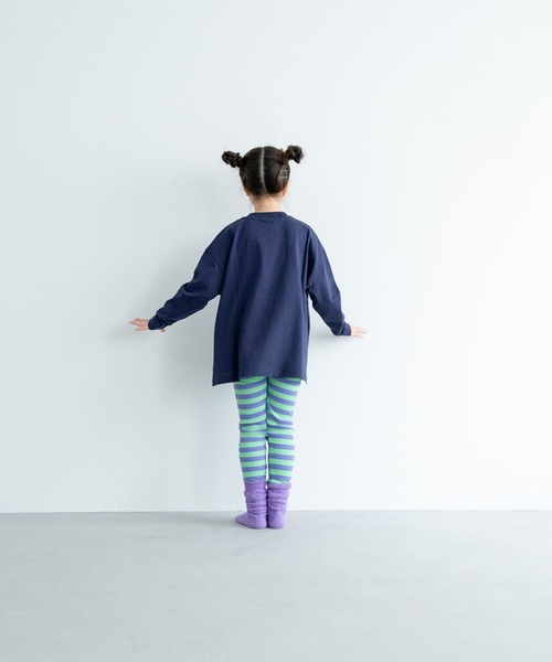 LOWRYS FARM（ローリーズファーム）の「ボーダーリブレギンス