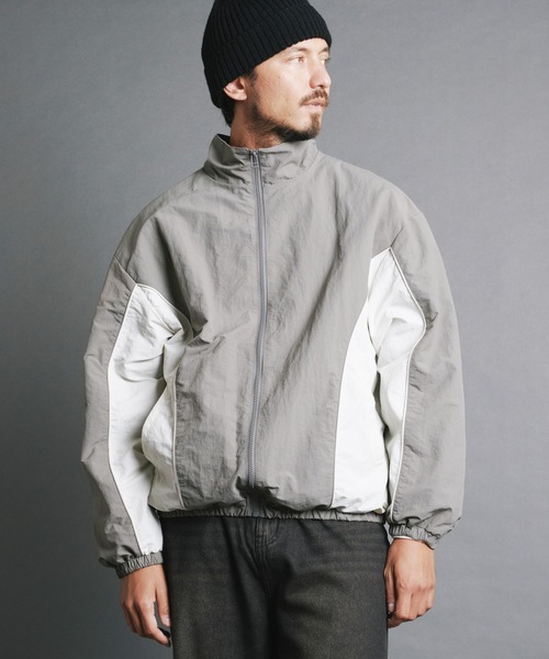 【セール】COMMONWARE:切り替えナイロンミリタリーブルゾン（ナイロンジャケット）｜COMMON WARE（コモンウェアー）