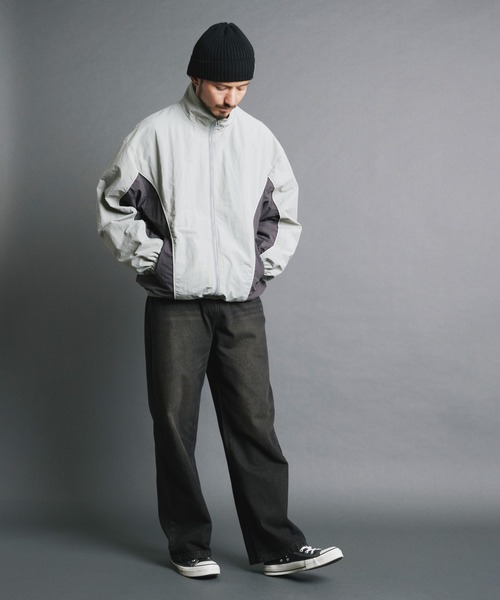 【セール】COMMONWARE:切り替えナイロンミリタリーブルゾン（ナイロンジャケット）｜COMMON WARE（コモンウェアー）