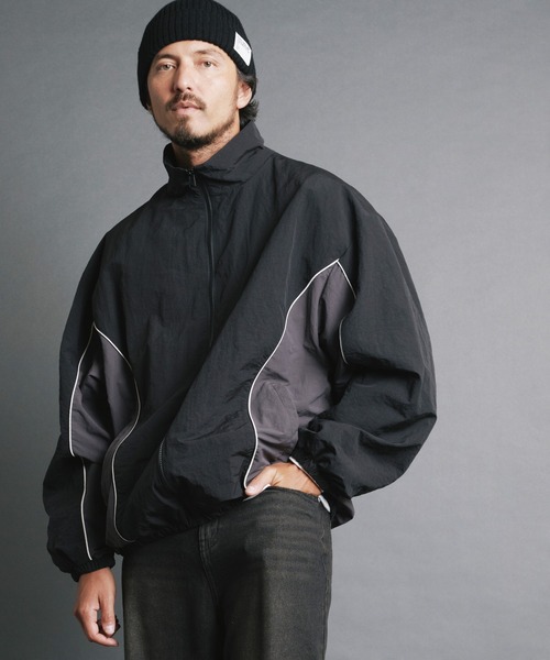 【セール】COMMONWARE:切り替えナイロンミリタリーブルゾン（ナイロンジャケット）｜COMMON WARE（コモンウェアー）