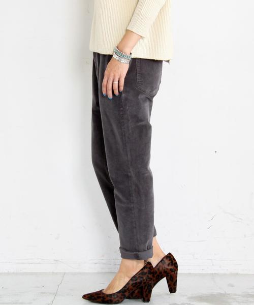 BEAUTY&YOUTH UNITED ARROWS（ビューティーアンドユースユナイテッドアローズ）の「【WEB限定】by∵ ※コーデュロイテーパードパンツ Ψ◆（その他パンツ・レディース・オフホワイト/ダークグレー/ベージュ/ダークグリーン・SMALL/MEDIUM/LARGE）」の9枚目の写真