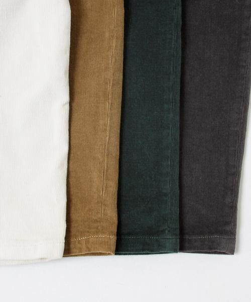 BEAUTY&YOUTH UNITED ARROWS（ビューティーアンドユースユナイテッドアローズ）の「【WEB限定】by∵ ※コーデュロイテーパードパンツ Ψ◆（その他パンツ・レディース・オフホワイト/ダークグレー/ベージュ/ダークグリーン・SMALL/MEDIUM/LARGE）」の10枚目の写真
