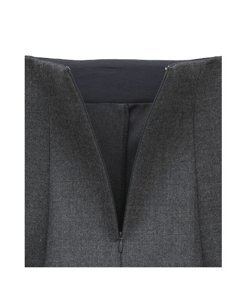 CLANE（クラネ）の「CLANE/クラネ/CONSTRUCTIVE MINISKIRT（スカート・レディース・ブラック/チャコールグレー・1）」の9枚目の写真