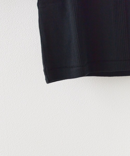 MILLER（ミラー）の「R.P.miller/ミラー Panel ribbed Q/S boat neck ボートネックTシャツ ロンT 2026新作　再入荷（Tシャツ/カットソー・レディース・ブラック/ホワイト/グリーン系/タン/レッド/ブラック系・FREE）」の16枚目の写真