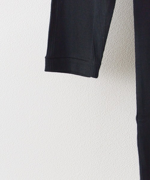 MILLER（ミラー）の「R.P.miller/ミラー Panel ribbed Q/S boat neck ボートネックTシャツ ロンT 2026新作　再入荷（Tシャツ/カットソー・レディース・ブラック/ホワイト/グリーン系/タン/レッド/ブラック系・FREE）」の15枚目の写真