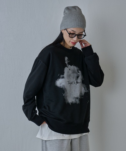 COLONY 2139（コロニートゥーワンスリーナイン）の「スモークプリントクルースウェット（スウェット・メンズ・グレー/ブラック/ホワイト・MEDIUM/LARGE）」の19枚目の写真