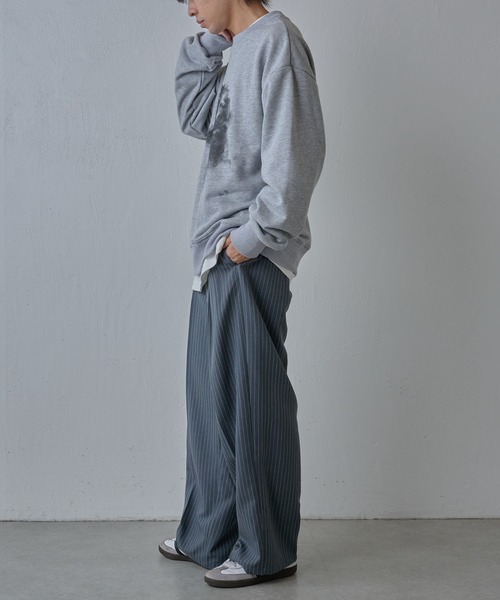 COLONY 2139（コロニートゥーワンスリーナイン）の「スモークプリントクルースウェット（スウェット・メンズ・グレー/ブラック/ホワイト・MEDIUM/LARGE）」の11枚目の写真