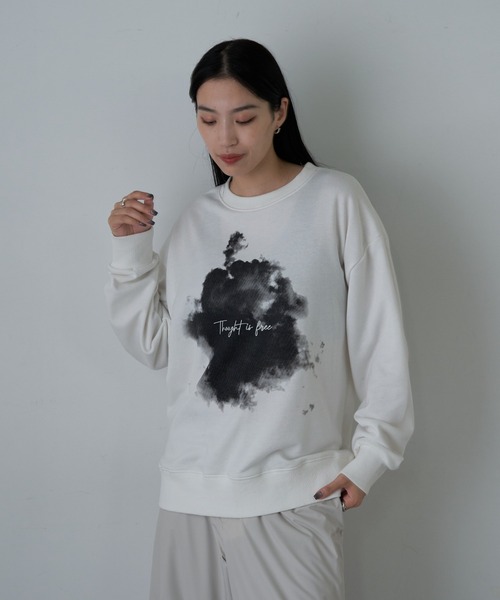 COLONY 2139（コロニートゥーワンスリーナイン）の「スモークプリントクルースウェット（スウェット・メンズ・グレー/ブラック/ホワイト・MEDIUM/LARGE）」の13枚目の写真