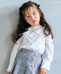 apres les cours | ボウタイ付きブラウス_アプレレクールマシェリ(シャツ/ブラウス)