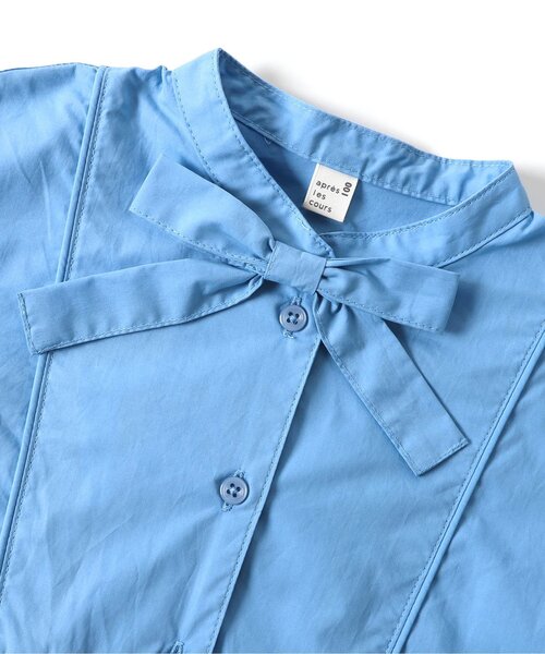 apres les cours（アプレレクール）の「ボウタイ付きブラウス_アプレレクールマシェリ（シャツ/ブラウス・キッズ・アイボリー/ブルー・90/100/110/120/130/140）」の11枚目の写真