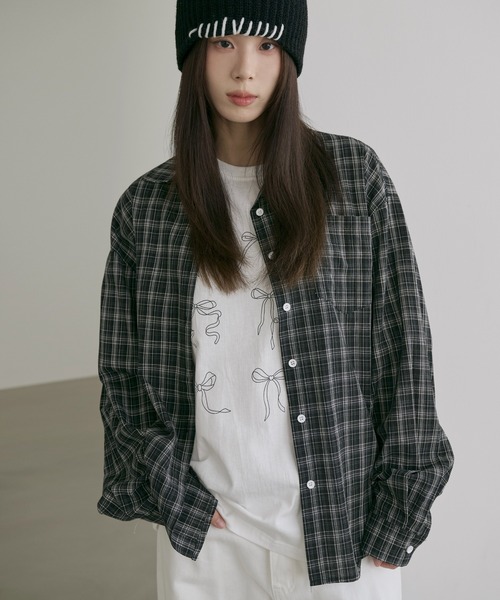 UNE MANSION（ユヌマンション）の「ユニークステッチ刺繍ニットビニー（ニットキャップ/ビーニー・レディース・ブラック/ブラウン・ONE SIZE）」の13枚目の写真