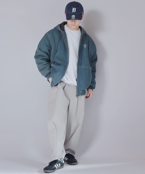 SPINNS(スピンズ)の「短丈フード付きアクティブジャケット/ワンポイントロゴ(その他アウター・メンズ・ブラック系その他/ブラック系その他2/ブルー系その他/ブラック系その他3・ONESIZE)」の22枚目の写真