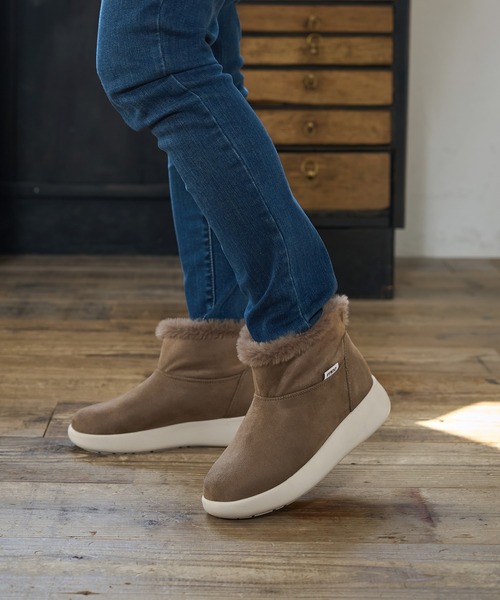 moz(モズ)2way ファー ムートンブーツ（ブーツ）｜moz（モズ）の