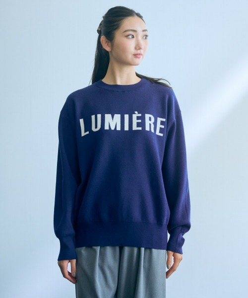 slattgir(スラットジール)の「高身長 ジャガードロゴニット(トールサイズ)Essenave(ニット/セーター・レディース・グリーン/ネイビー・M/L/LL/3L)」の18枚目の写真