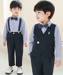 キッズ服セット 42点 120cm 男の子 セール】【セットアップ キッズスーツ】 チェック柄シングルジャケット