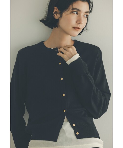 セール】クルーネックニットカーディガン／FILIVIVI・フィルビビ【洗濯