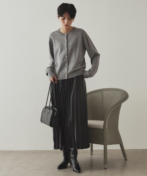 セール】クルーネックニットカーディガン／FILIVIVI・フィルビビ【洗濯