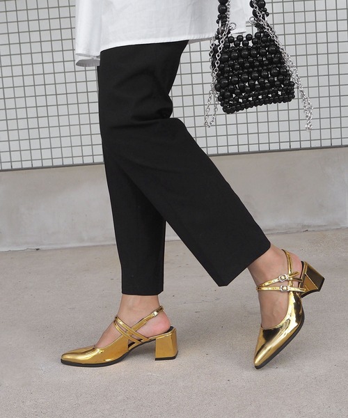 minia（ミニア）の「メタリックポインテッド（パンプス・レディース・ゴールド/ブラウン/シルバー/ガンメタ・S/L/M）」の20枚目の写真