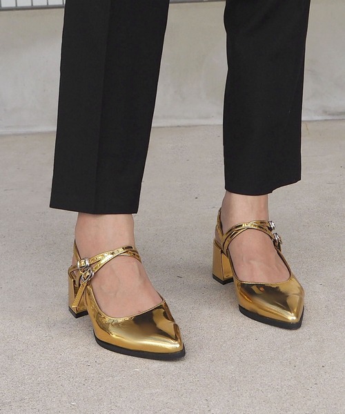 minia（ミニア）の「メタリックポインテッド（パンプス・レディース・ゴールド/ブラウン/シルバー/ガンメタ・S/L/M）」の11枚目の写真