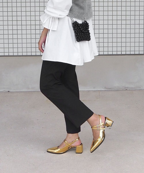 minia（ミニア）の「メタリックポインテッド（パンプス・レディース・ゴールド/ブラウン/シルバー/ガンメタ・S/L/M）」の12枚目の写真