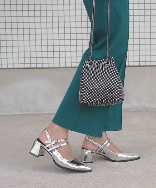 minia（ミニア）の「メタリックポインテッド（パンプス・レディース・ゴールド/ブラウン/シルバー/ガンメタ・S/L/M）」の5枚目の写真