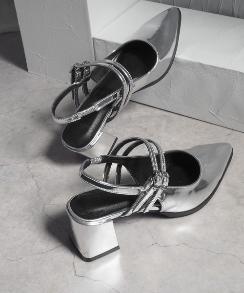 minia（ミニア）の「メタリックポインテッド（パンプス・レディース・ゴールド/ブラウン/シルバー/ガンメタ・S/L/M）」の9枚目の写真