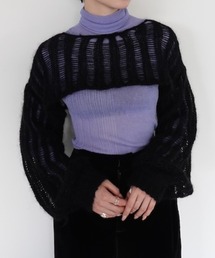 MARTE（マルテ）の「Kid Mohair Cropped Knit Pullover（ニット/セーター）」