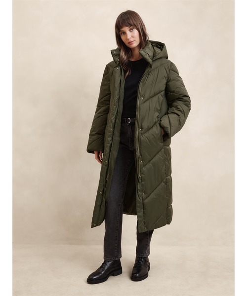 BANANA REPUBLIC FACTORY STORE(バナナリパブリック ファクトリーストア)の「BANANA REPUBLIC FACTORY STORE パファージャケット(ダウンジャケット/コート・レディース・ブラック/アイボリー/カーキ・XS/S/M/L)」の9枚目の写真